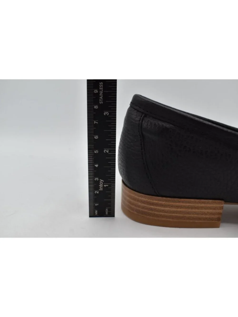 Sofft Womens Size 8 Elinor Moc Toe Black Leather‎ Slip On Shoes Penny Loafers